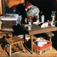 Escena del crimen en casa de madera. Corinne May via Maryland Office of the Chief Medical Examiner